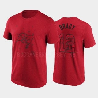 Men's Tampa Bay Buccaneers Tom Brady Christmas Gifts Red T-Shirt