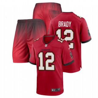 Tampa Bay Buccaneers Tom Brady Red Game Jersey Shorts Set